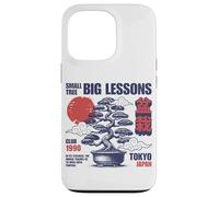 Árbol bonsái japonés Vintage con Sol Rojo Tokio Japón Zen Carcasa para iPhone 13 Pro