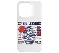 Árbol bonsái japonés Vintage con Sol Rojo Tokio Japón Zen Carcasa para iPhone 14 Pro