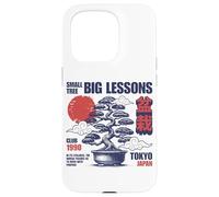 Árbol bonsái japonés Vintage con Sol Rojo Tokio Japón Zen Carcasa para iPhone 15 Pro
