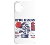 Árbol bonsái japonés Vintage con Sol Rojo Tokio Japón Zen Carcasa para iPhone 16 Plus