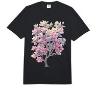 Árbol botánico de Flor de Cerezo Sakura Spring Pastel Estética Comfort Colors Adult Heavyweight T-Shirt