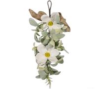 Árbol colgante de magnolia artificial diseñado con principios nórdicos para interiores elegantes para aplicaciones de decoración de pared