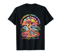 Árbol Colorido del Mes de la Herencia asiática Americana de Las Islas Camiseta