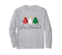 Árbol con Copos de Nieve Feliz Navidad Manga Larga
