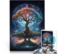 Árbol cósmico de la Vida Rompecabezas para Adolescentes de 2000 Piezas Juego Intelectual de Juguete Regalos para Amigos y Familiares 70x100cm