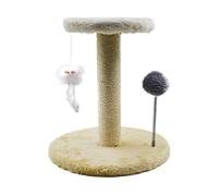 Árbol de actividades para gatitos, torre grande para rascar, poste de juguete, bola de resorte interactiva, escalador resistente para gatos, para interiores, resistente a la inclinación, soporte de