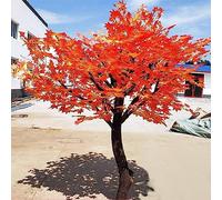 Árbol de Arce de azúcar Artificial, árbol de Arce de simulación, árbol de Arce Rojo Fuera de decoración de otoño, árbol de Arce japonés Enano Rojo, árbol de Arce japonés Falso, árbol Artificial