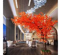 Árbol de Arce Rojo Artificial, árbol de Arce de simulación, árbol de Arce japonés Rojo Enano, árbol Artificial, árbol de Arce japonés Falso, árbol de Arce de azúcar Fuera de decoración de otoño