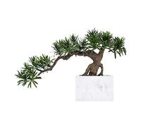 Árbol de Bonsai Artificial Interior del Escritorio de Planta en macetas pequeños Pantallas de mármol Falso Adornos, Planta de Bonsai para el hogar, decoración de la Oficina árbol de Bonsai árbol