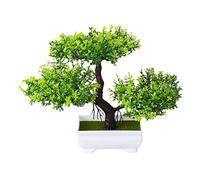 Árbol de bonsái artificial,planta de bonsái falsa,cedro de bonsái artificial,planta en maceta de imitación,adornos de maceta de árbol falso,maceta de bonsái de simulación creativa,decoración para el