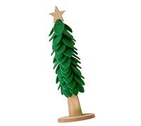 Árbol de calefacción de fieltro grande independiente con adornos de centro de escritorio de vacaciones, accesorios elegantes para decoración del hogar, ahorro de espacio, árbol de Navidad