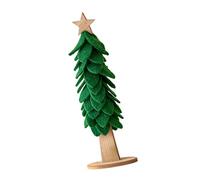 Árbol de calefacción de fieltro grande independiente con adornos de centro de escritorio de vacaciones, accesorios elegantes para decoración del hogar, ahorro de espacio, árbol de Navidad