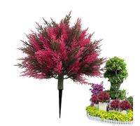 Árbol de cedro artificial, árboles de imitación para jardín al aire libre, fácil mantenimiento, plantas artificiales de 24 pulgadas de alto para patio, césped, porche, paisajismo, pasarela, jardín