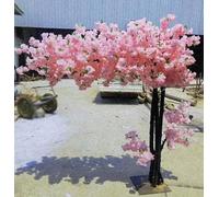 Árbol de cerezo artificial, planta de flores de seda hecha a mano, decoración del hogar para interiores y exteriores, 1,5 x 1,5 m