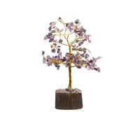 Árbol de Cristal de Amatista para decoración del hogar, Cristales curativos y Piedras, árbol de decoración de Cristal, Regalos de Cristal, árbol de Gemas (árbol de Amatista)