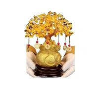 Árbol de cristales, Adornos for el árbol de la suerte, estatua prosperidad, bonsái, decoración buena fortuna, plantas decorativas, decoraciones Feng Shui(25x18x11cm)