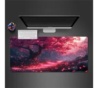 Árbol de Cuento de Hadas Alfombrilla Ratón XXL 800x400x2mm Alfombrilla ratón Gaming,Goma Antideslizante,Mouse Pad Lavable para Jugadores de PC, Oficina