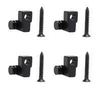 Árbol de cuerdas de guitarra con ruedas, retenedores de guías con tornillos, accesorios de guitarra para guitarra eléctrica Fender Strat Stratocaster Tele Telecaster, color negro