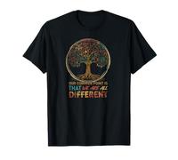 Árbol de Diversidad Nuestro Punto en común es Que Todos Somos Diferentes Camiseta