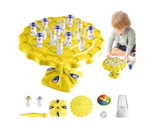 Árbol de equilibrio de astronautas de juguete matemático, astronautas de equilibrio | Juguete educativo de astronauta para matemáticas y ocio entre padres e hijos | Juego de divertido de juguetes