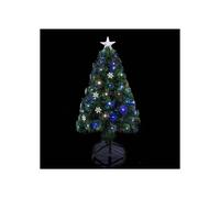 Árbol de fibra óptica interior luminoso 118 LED H120cm + transformador Feeric lights & christmas