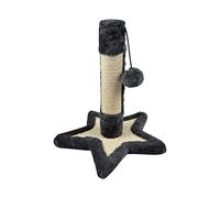 Árbol de Gatito con Juguete de Base Estrella H33cm Crudo