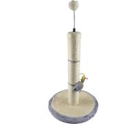 Árbol de Gatito con Juguetes 46cm Crudo/Gris