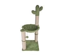 Árbol de Gato Cactus con rascadores de Yute, Hamaca y Juguete 40x40x96cm
