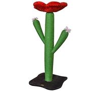 Árbol de gato de felpa de varios pisos, torre para gatos de interior, muebles para gatos, condominio para gatos, casa para gatos, poste rascador de sisal en forma de cactus, cama de franela en forma