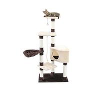 Árbol de Gato Mascota árbol de Gato, casa de Gatos de Varios Pisos, bajo Grande, Barra de Agarre y Hamaca, Marco de Escalada de Gatos, Muebles de la casa de Gatos adecuados para Jugar y Descansar