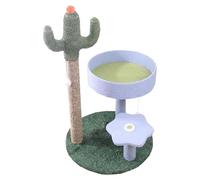 Árbol de gato Torre para gatos Cats Escalada Tres Capas Gato Rascacielos Plataforma de salto para gatos Torre para gatos(Blue)