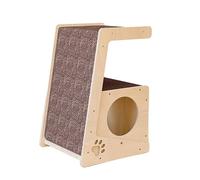Árbol de Gatos Rascador vertical for gatos de sisal, estante for trepar for gatos, resistente al desgaste durante todas las estaciones, de gran tamaño, no suelta migas y no ocupa espacio en el nido fo