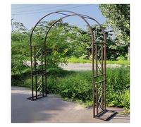 Árbol de jardín de acero resistente y arco de enrejado para plantas trepadoras, arco de boda de metal para decoración al aire libre