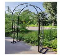 Árbol de jardín de acero resistente y arco de enrejado para plantas trepadoras, arco de boda de metal para decoración al aire libre
