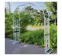 Árbol de jardín de acero resistente y arco de enrejado para plantas trepadoras, arco de boda de metal para decoración al aire libre