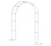 Árbol de jardín de metal inoxidable resistente a la intemperie para plantas trepadoras y decoración de bodas, color blanco, 80 x 200 cm, perfecto para fiestas nupciales y eventos al aire libre