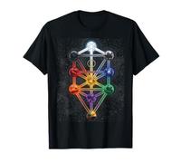 Árbol de la Cábala Sephiroth Queen Escala Geometría Sagrada Hermética Camiseta