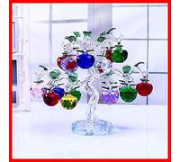 Árbol de la chirsmas cuelga Adornos 30 40 50mm Cristal de cristal Miniatura Miniatura Figurilla Natale Decoraciones del hogar Estatuillas Artesanía Regalos-Claro / transparente_40mm