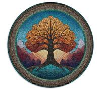 Árbol de la Vida 1000 Piezas Rompecabezas para Adultos Ilustración de Mosaico para Amantes O Amigos Imposable 1000pcs (67.5x67.5cm)