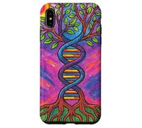 Árbol de la vida ADN Yggdrasil Ancestry Roots Código genético Carcasa para iPhone XS Max