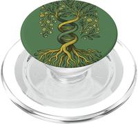 Árbol de la vida ADN Yggdrasil Ancestry Roots Código genético PopSockets PopGrip para MagSafe