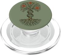 Árbol de la vida ADN Yggdrasil Ancestry Roots Código genético PopSockets PopGrip para MagSafe