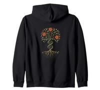 Árbol de la vida ADN Yggdrasil Ancestry Roots Código genético Sudadera con Capucha