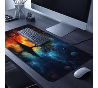 Árbol de la vida Alfombrilla Ratón 50x100x0.3 cm Impermeable Alfombrilla Ratón xxl Universo, Mousepad Mejora la Precisión y la Velocidad para Pc Gaming Mouse y Oficina Home Decoration Regalo FSBD-4082