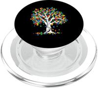 Árbol de la Vida Autismo Mes Divertido Regalo para partidarios del ASD PopSockets PopGrip para MagSafe