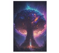 Árbol de la Vida Cósmica Puzzles Adultos 1000 Piezas de Madera Juguete De Puzzle Desafío Del Cerebro Para Niños Inteligencia 78×53cm