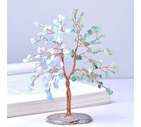 Árbol De La Vida De Cristal Natural, Gema De Cuarzo, Base De Rebanada De Ágata, Roca Colorida, Cuarzo Mineral, Decoración Del Hogar, TreeGifts,estilo 4,1 PC