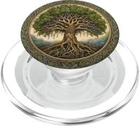 Árbol de la Vida de la mitología nórdica Celta Yggdrasil PopSockets PopGrip para MagSafe