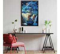 Árbol de la Vida de los Pitufos Puzzle 1000 Piezas Hogar Decoración Animales y Plantas Rompecabezas para Hombres Y Mujeres 3D DIY Creativo Aliviar Estrés Desafío Intelectual 1000 PCS