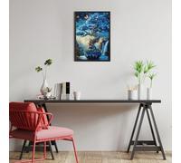 Árbol de la Vida de los Pitufos Puzzle 300 Piezas Educativo 3D Familiar Premium Animales y Plantas Rompecabezas para Familia Desafío Intelectual DIY Creativo Decoración Hogar 300 PCS